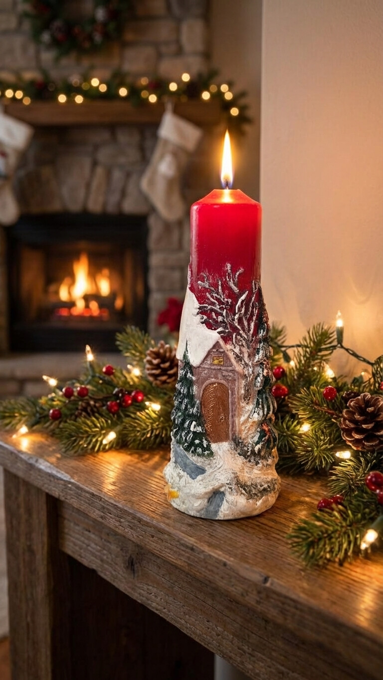 Christmas candle